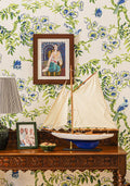 Cape Cod Twin-Masted Schooner Wooden Model | Coastal Home Decor