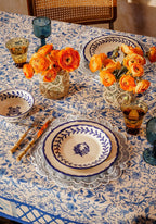 Pandora Cobalt Blue Scalloped Side Plates Set of 4