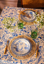 Virginia Blue and White Porcelain Dessert Plates Set of 4