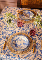 Virginia Blue and White Porcelain Dessert Plates Set of 4