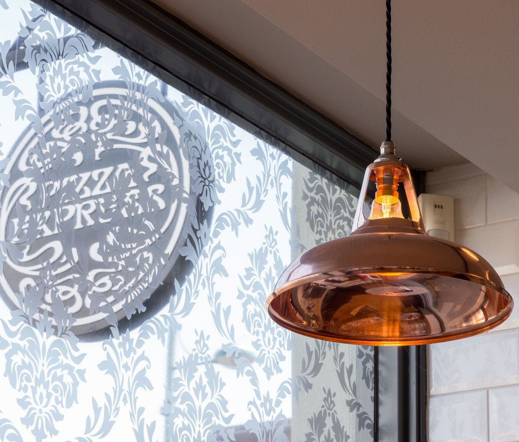 Cawston Solid Copper Coolicon Lampshade Pendant Light - 11 Inc