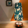 Tropical Leaves Velvet Cone Lampshade