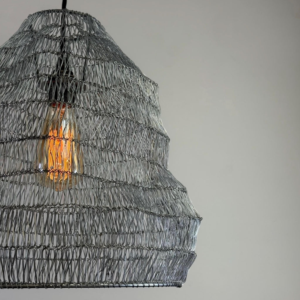 Walton Beehive Wire Mesh Pendant Light