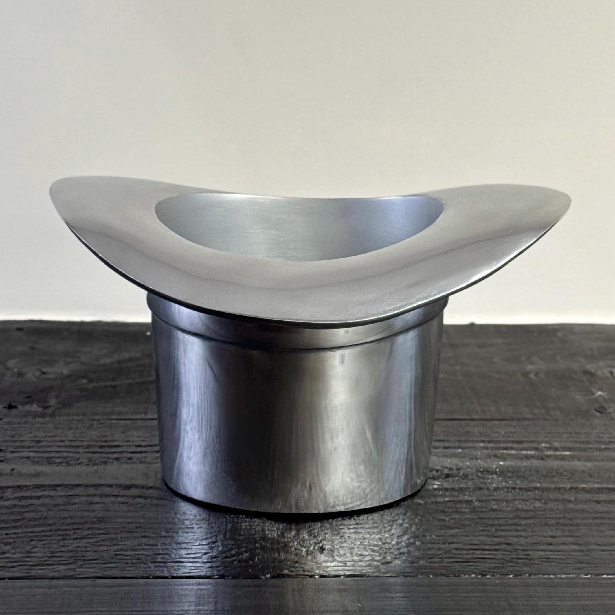 Top Hat Champagne Ice Bucket  Solid Cast Aluminium Wine & Bottle Cooler