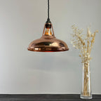 Cawston Solid Copper Coolicon Lampshade Pendant Light - 11 Inc
