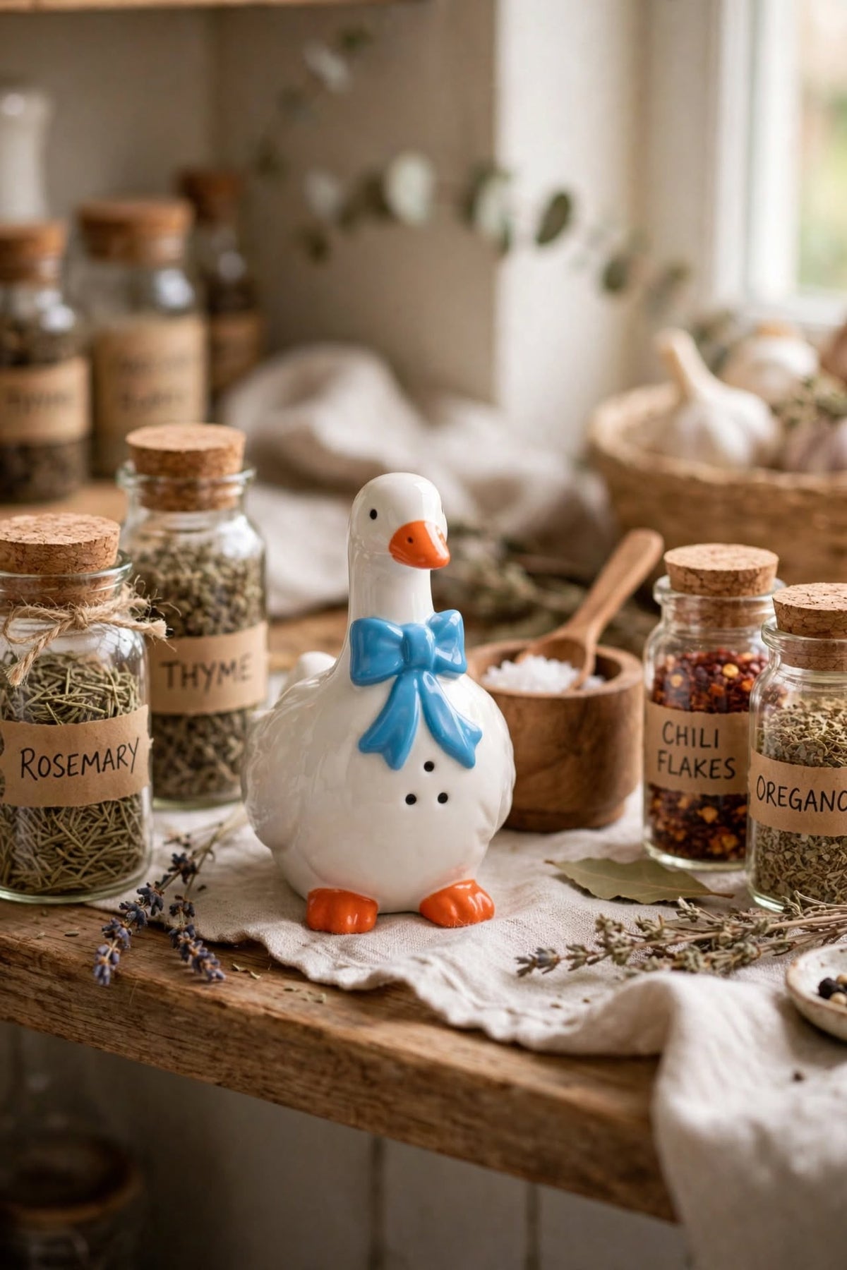 Handcrafted Ceramic Spice Bottle