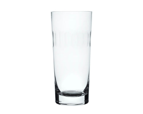 Four Crystal Highballs with Lens Design