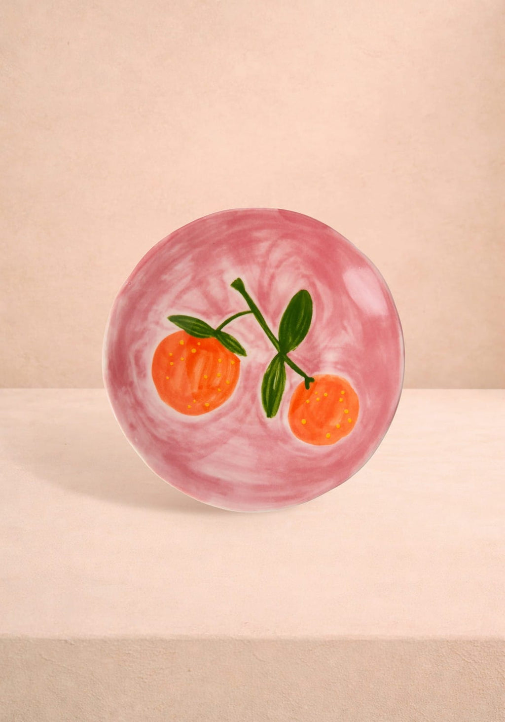 Peaches and Keen Plates After Matisse Set of 4