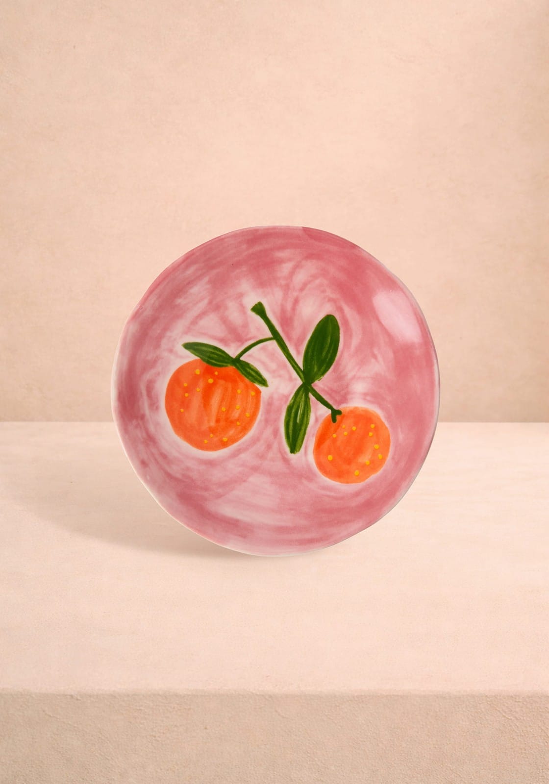 Peaches and Keen Plates After Matisse Set of 4