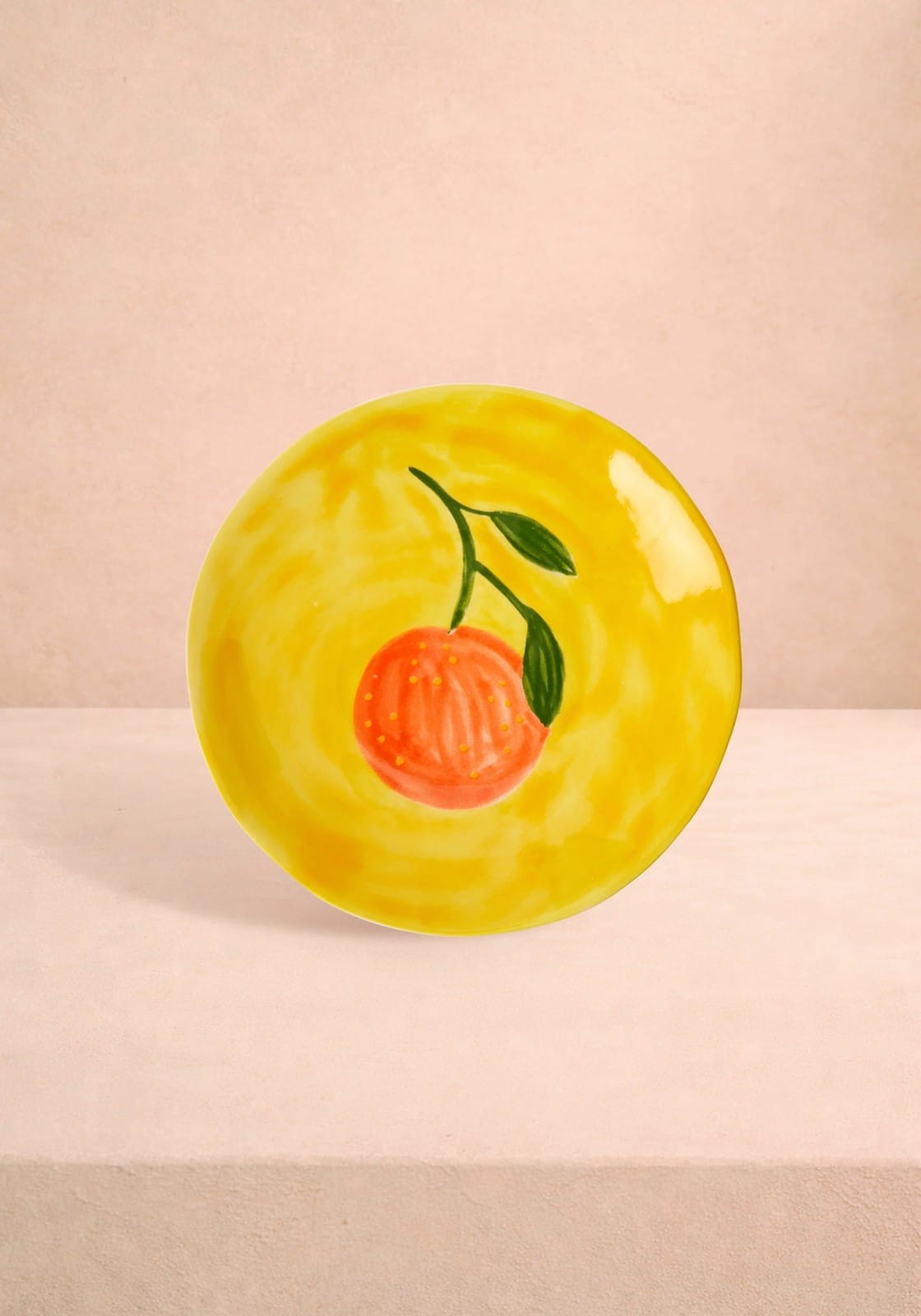 Peaches and Keen Plates After Matisse Set of 4