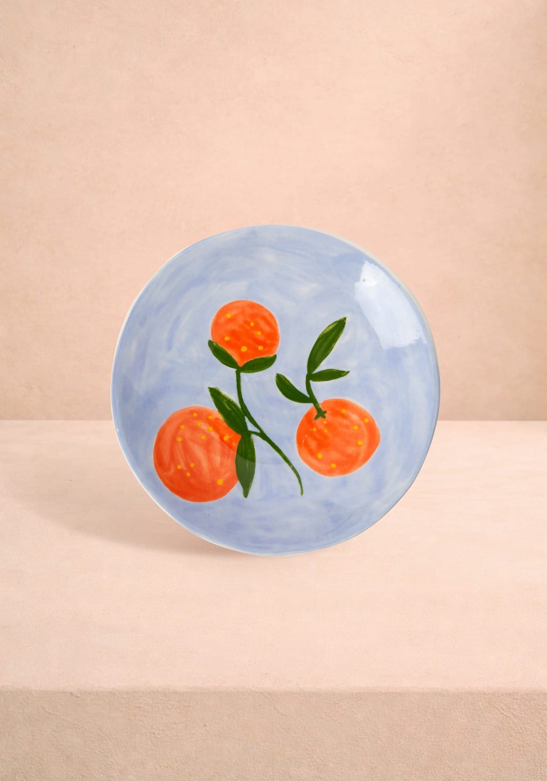 Peaches and Keen Plates After Matisse Set of 4