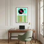 Vinyl Stack by Wall Chart Art Studio