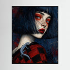 Young Geisha Stretched Canvas Wall Art