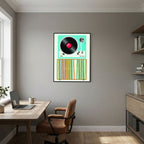 Vinyl Stack by Wall Chart Art Studio