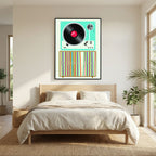 Vinyl Stack by Wall Chart Art Studio