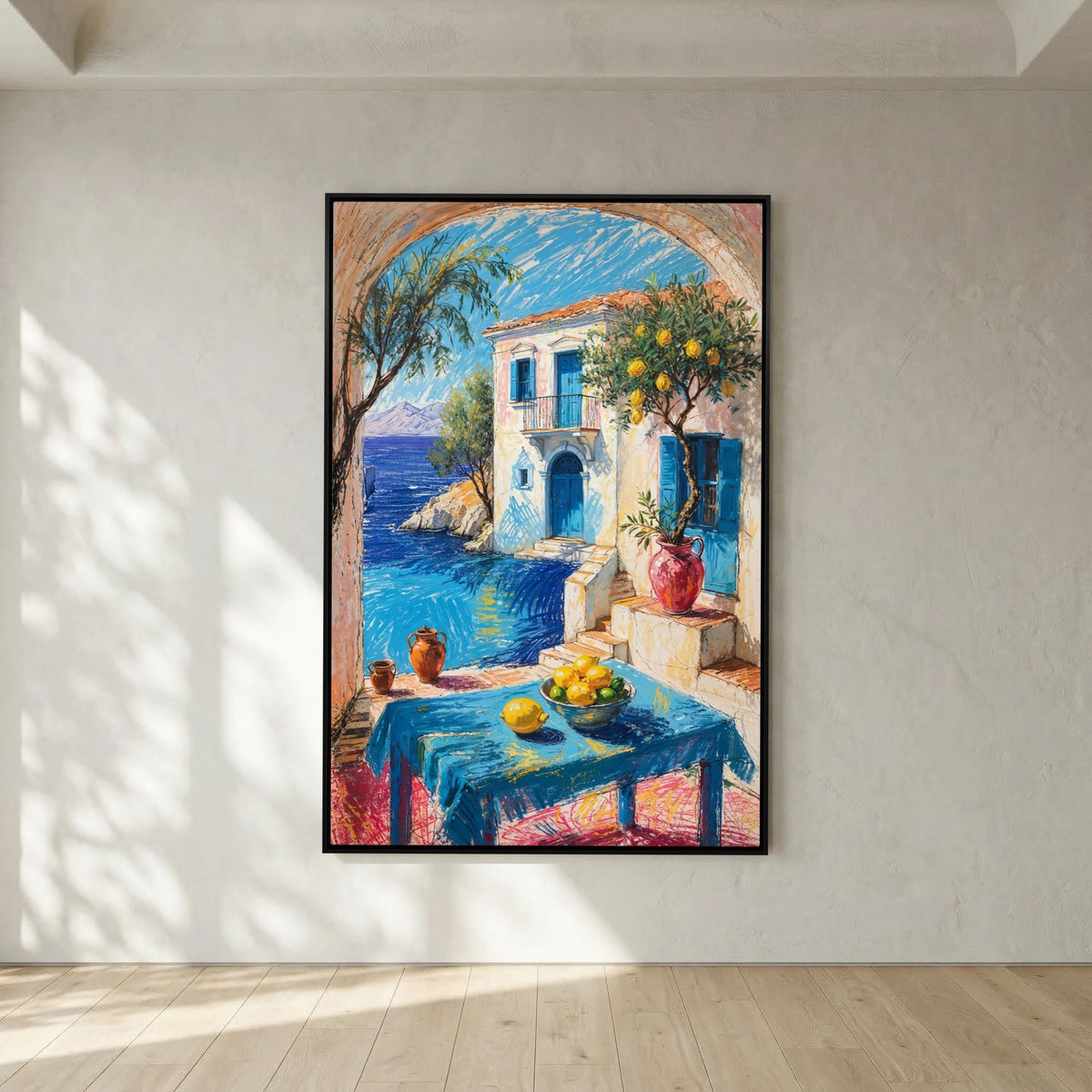 Mediterranean Lemon House by The Art Concept