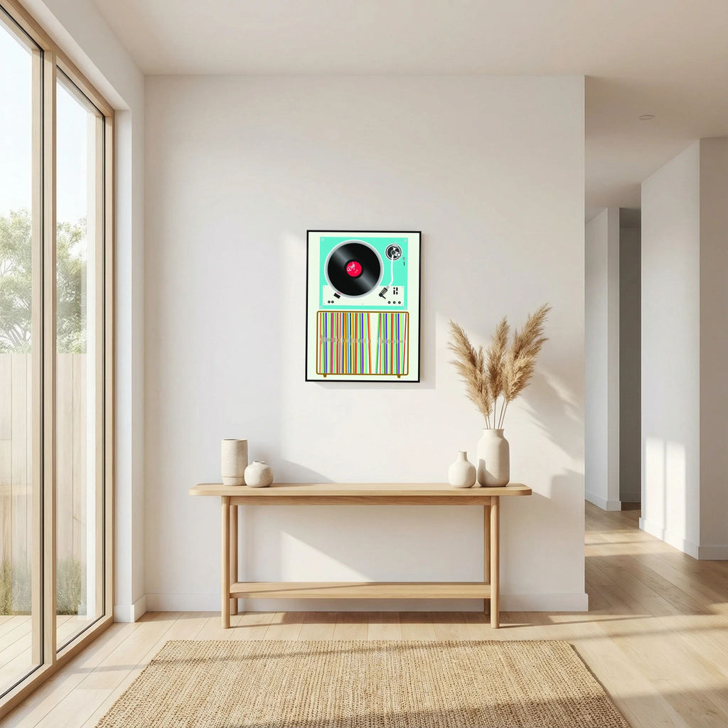 Vinyl Stack by Wall Chart Art Studio