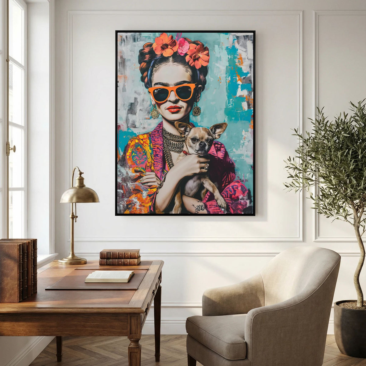 Frida Chihuahua by Shandu