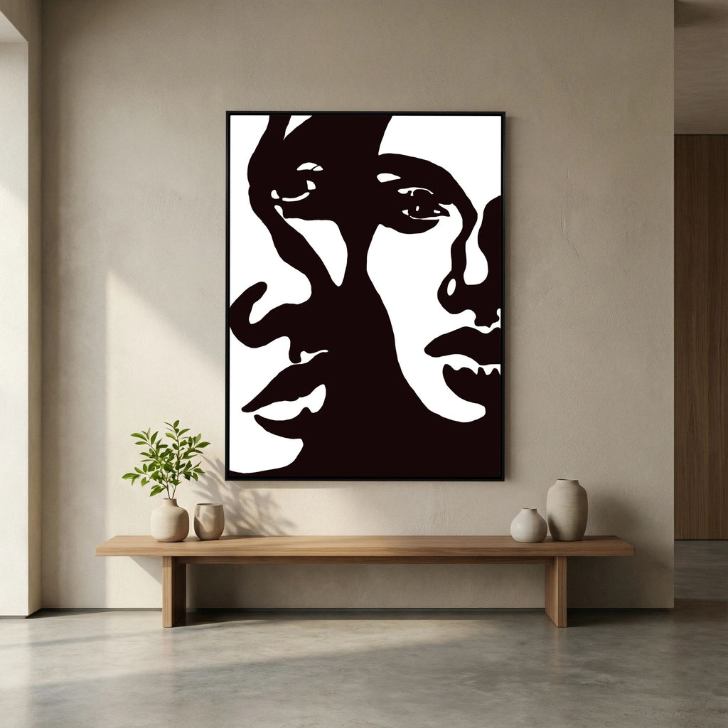 Abstract Dual Faces Stretched Canvas Wall Art