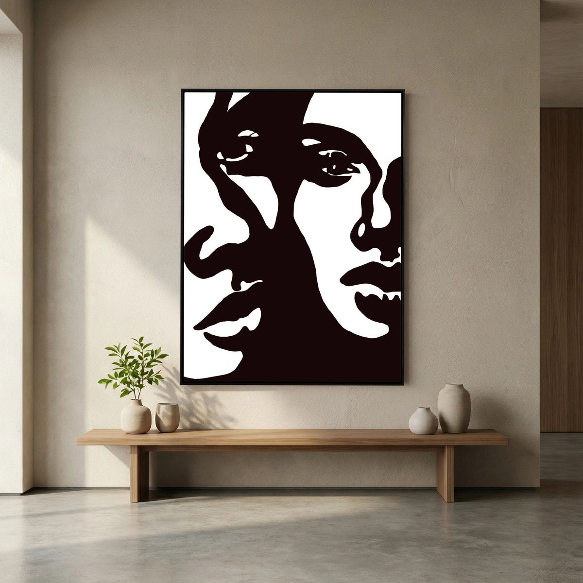 Abstract Dual Faces Stretched Canvas Wall Art