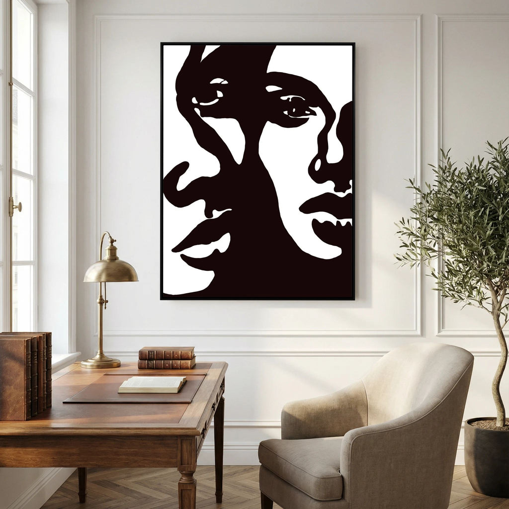 Abstract Dual Faces Stretched Canvas Wall Art
