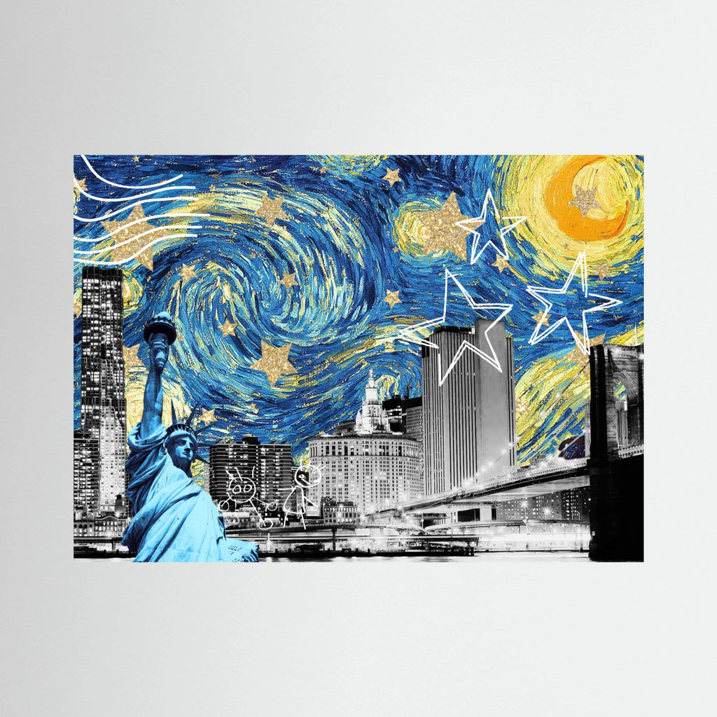 Starry Night New York by Athene Fritsch