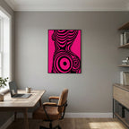 Modern Pop Art Silhouette Canvas Print