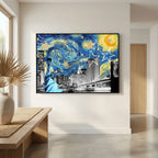 Starry Night New York by Athene Fritsch