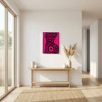Modern Pop Art Silhouette Canvas Print