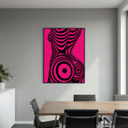 Modern Pop Art Silhouette Canvas Print