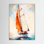 Yacht Racing Sport Art 12 Stretched Canvas Wall Art – By Justyna Jaszke