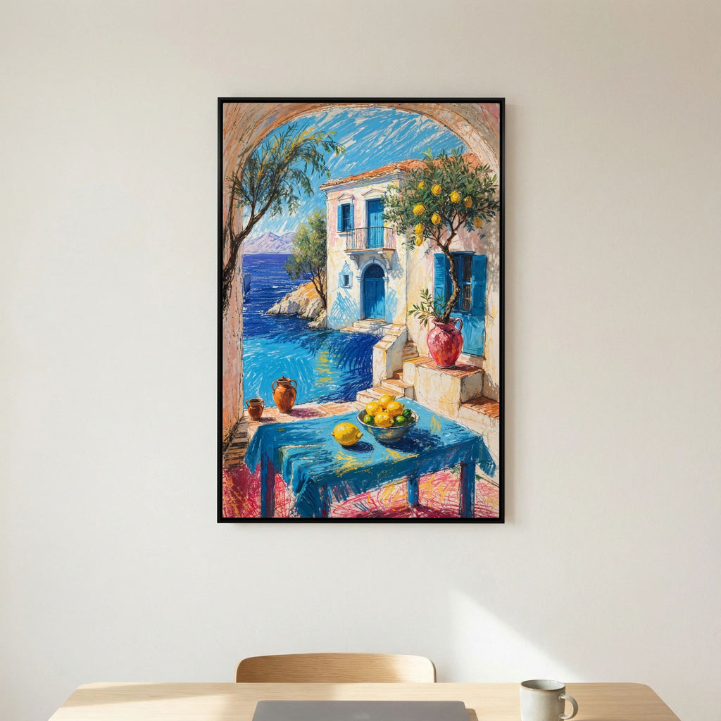 Mediterranean Lemon House by The Art Concept