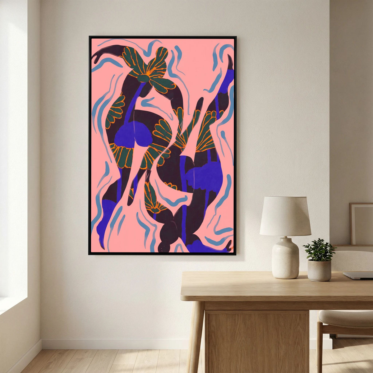 Vibrant Fluid Dance by Treechild