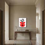 Surrealist Winged Collage Canvas Art  Avant-Garde Wall Decor
