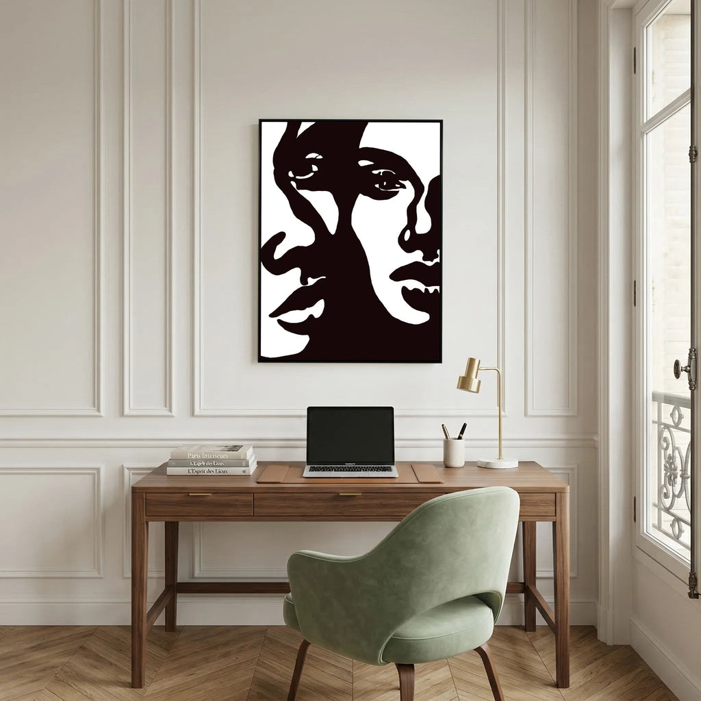 Abstract Dual Faces Stretched Canvas Wall Art