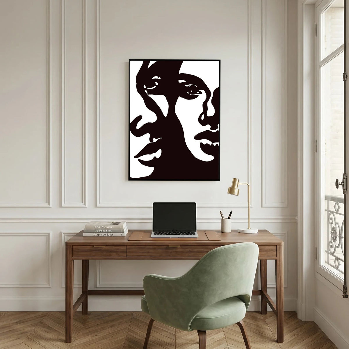 Abstract Dual Faces Stretched Canvas Wall Art