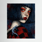 Young Geisha Stretched Canvas Wall Art