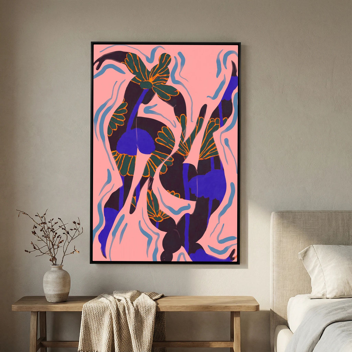 Vibrant Fluid Dance by Treechild
