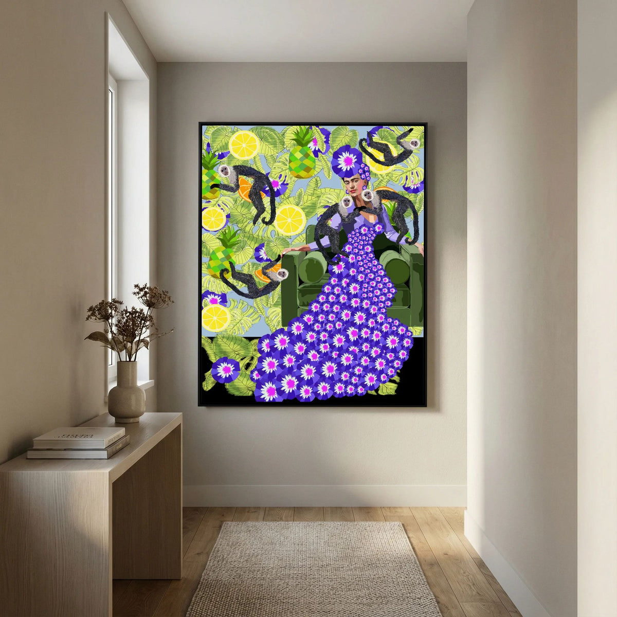 Frida in the Garden by Lynnda Rakos