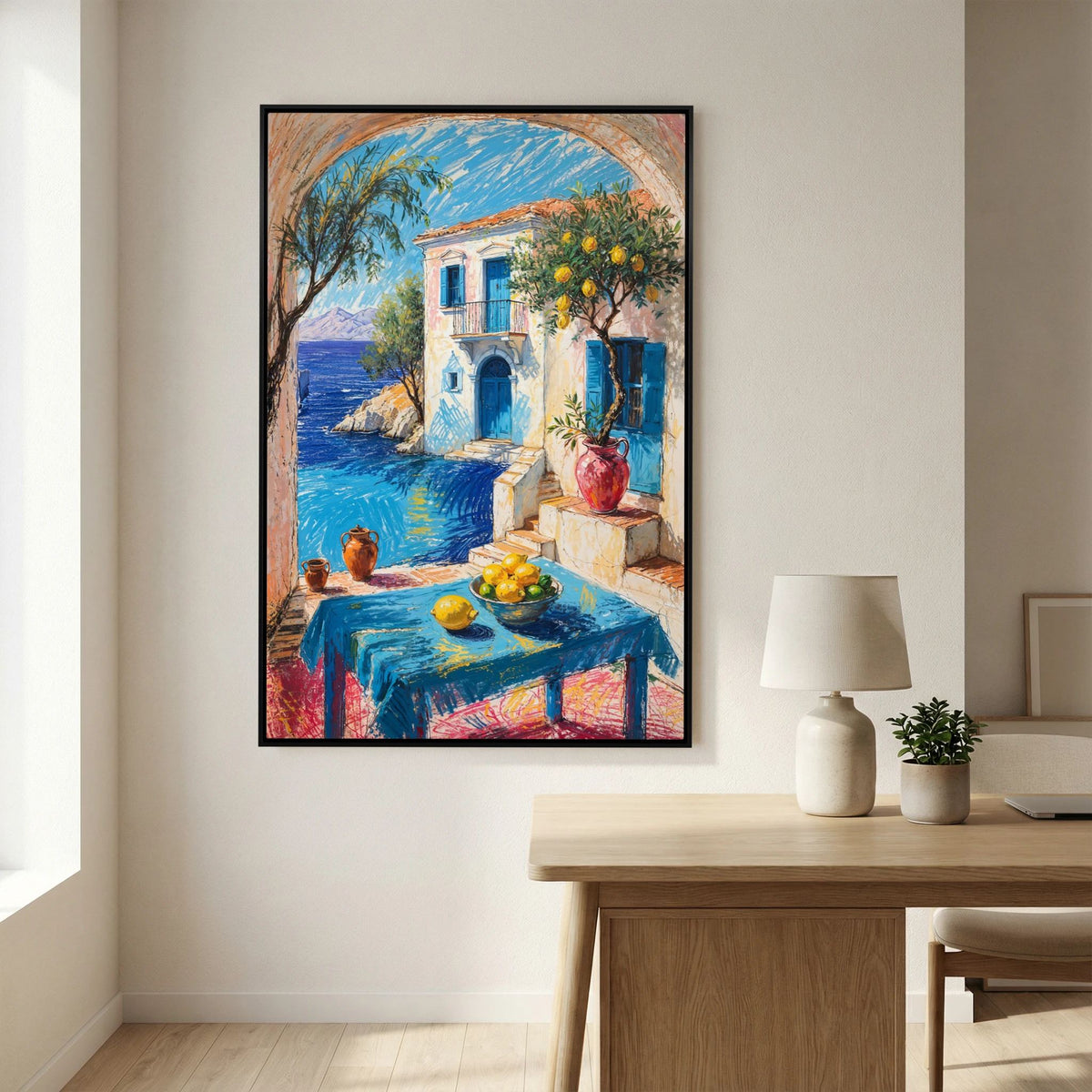 Mediterranean Lemon House by The Art Concept