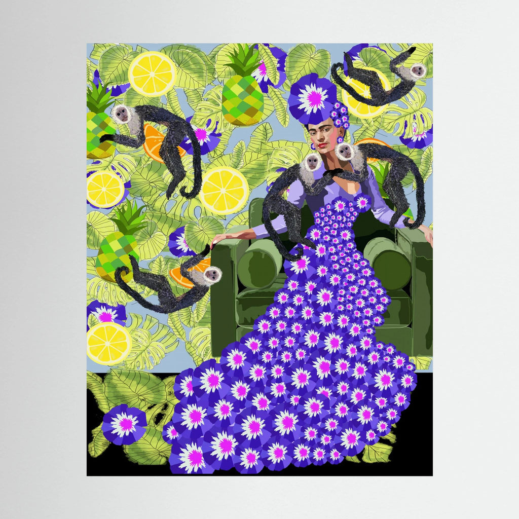 Frida in the Garden by Lynnda Rakos