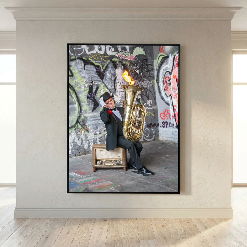 Urban Performance Art Canvas Wall Decor