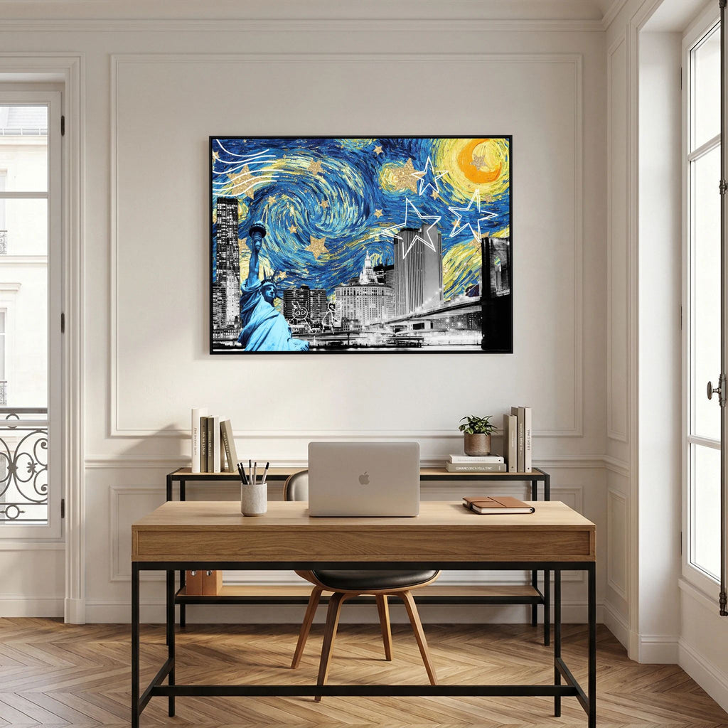 Starry Night New York by Athene Fritsch