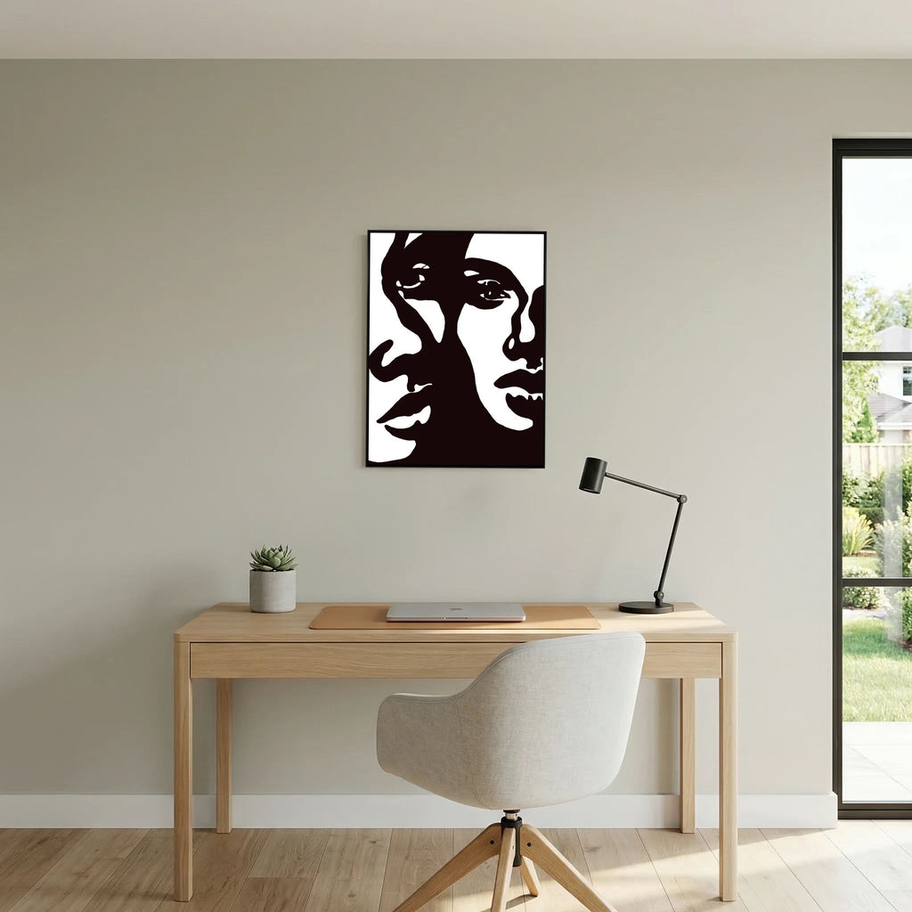Abstract Dual Faces Stretched Canvas Wall Art