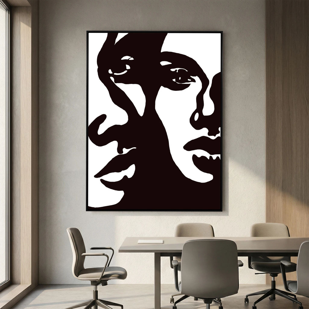 Abstract Dual Faces Stretched Canvas Wall Art
