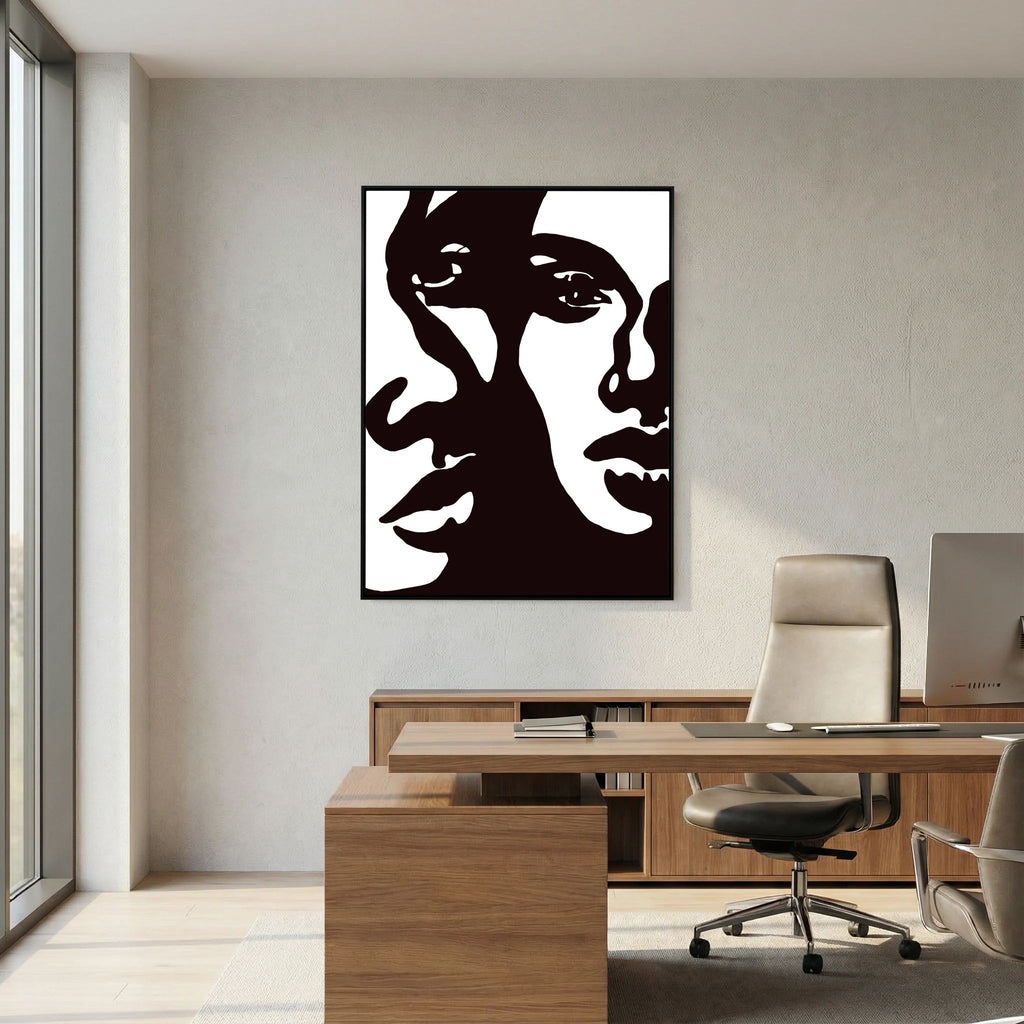 Abstract Dual Faces Stretched Canvas Wall Art