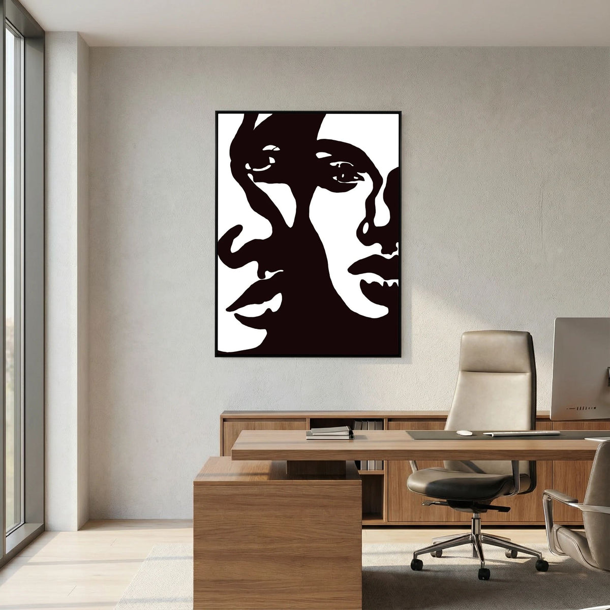 Abstract Dual Faces Stretched Canvas Wall Art