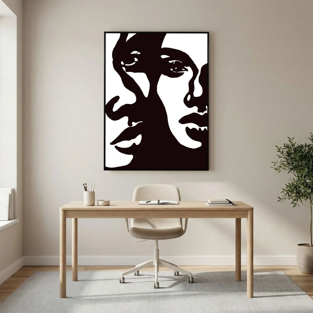 Abstract Dual Faces Stretched Canvas Wall Art