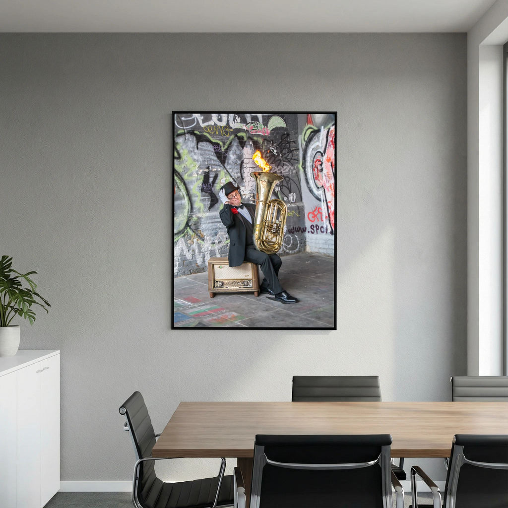 Urban Performance Art Canvas Wall Decor
