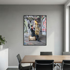Urban Performance Art Canvas Wall Decor
